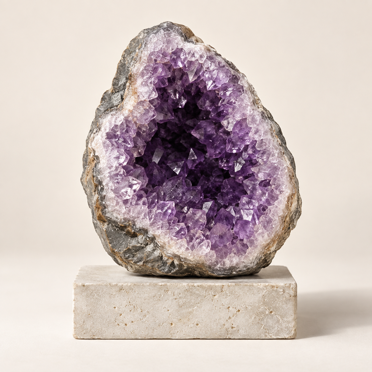 Sample Violet Crystal Geode / 紫色晶洞示範品, photo 1
